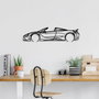 Wallity McLaren 720S Silhouette Escultura de Pared de Metal Negro